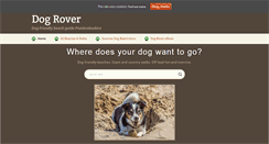 Desktop Screenshot of dogrover.co.uk