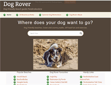 Tablet Screenshot of dogrover.co.uk